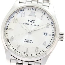 IWC SCHAFFHAUSEN PILOT WATCH SPITFIRE MARK XVI IW325505 39mm SS Silver #C439 6