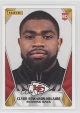 2020 Panini NFL Sticker & Card Collection Clyde Edwards-Helaire Rookie RC 4r7. rookie card picture