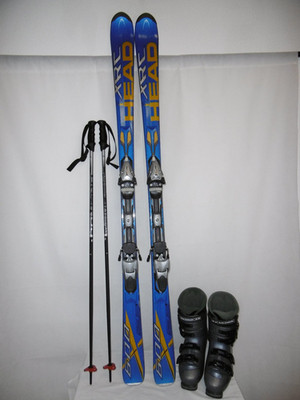 HEAD '' XRC 800 '' TOP SKI ALLROUND CARVER 170 CM + SKISCHUHE GR: 45 IM SET