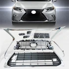 Front Bumper Grille Molding Trim Set For 2016 2017 2018 Lexus ES300h ES350 Base