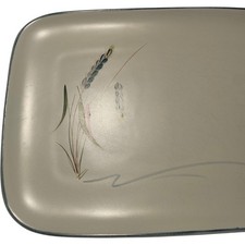 Denby Greenwheat English Stoneware Rectangular Bakers Platter 13.5".x 10" 