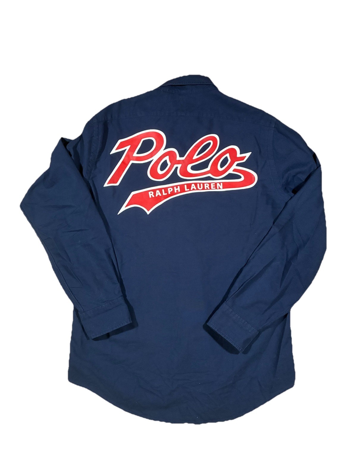 Polo Ralph Lauren Button Down Script Spellout Log… - image 1