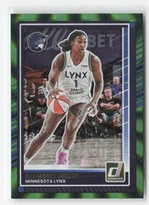 2025 Donruss WNBA #17 Diamond Miller Green Laser