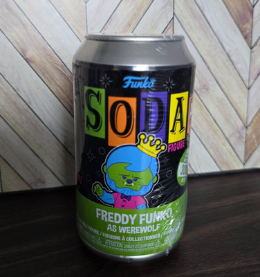 Funko Soda  - Freddy Funko as Blacklight Werewolf 2023 Excl LE3000 SEALED
