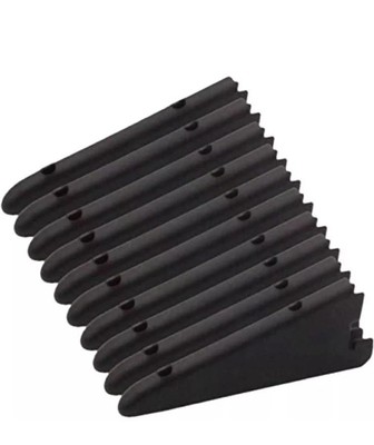 Doppelfachregal SCHWARZ Wandständer Halterung verstellbar Box mit 10 x 470 mm