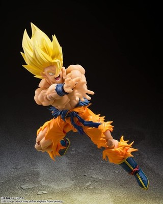 BANDAI LEGEND of SAIYAN フィギュア Tamashii Nations: Dragon Ball Z - Legendary Super Saiyan Son