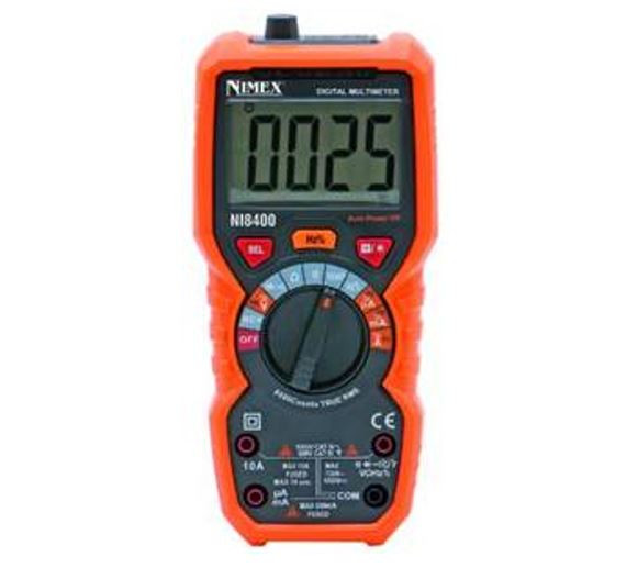 Multimetro Digitale Nimex NI8400 True RMS Autorange per Professionisti