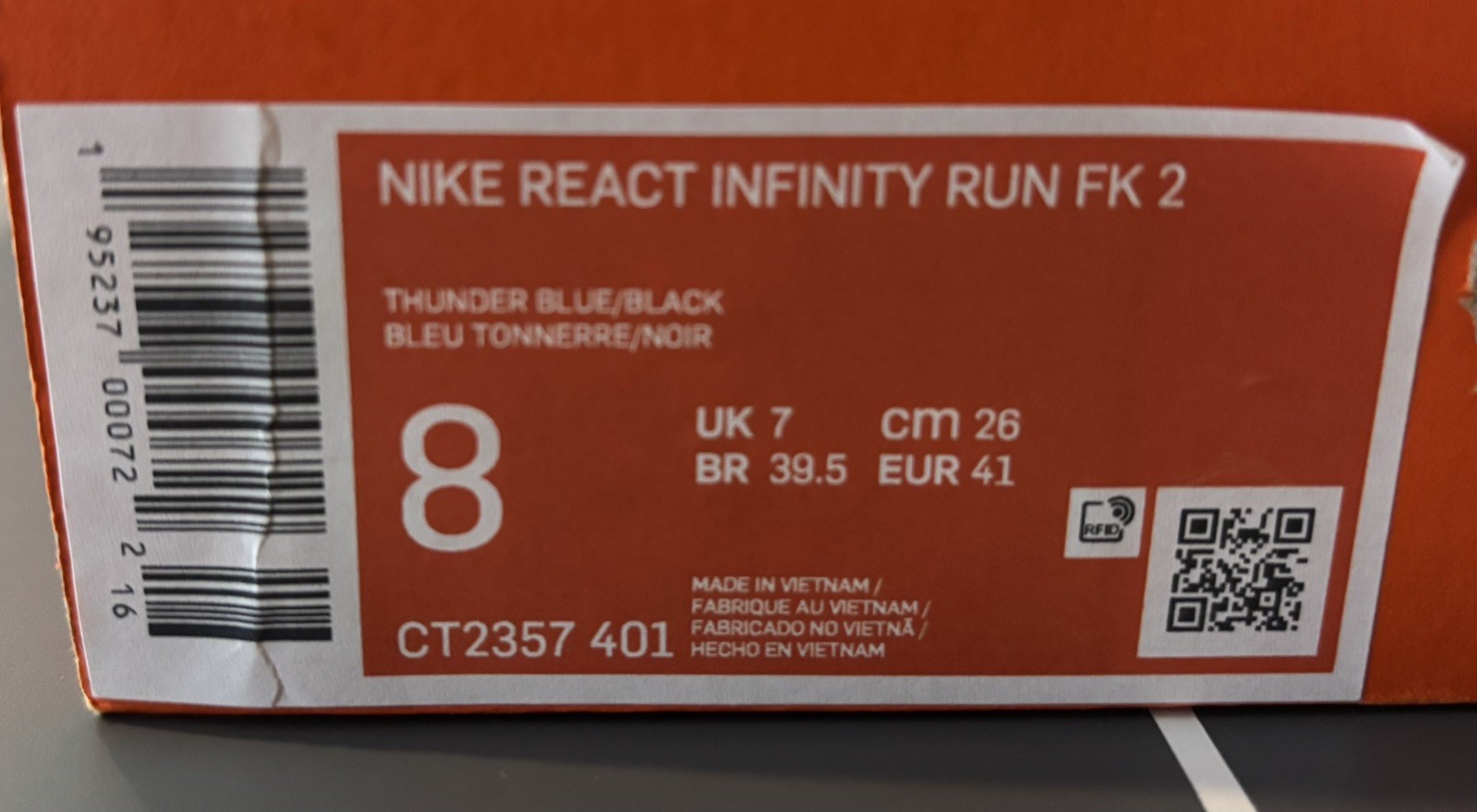 Nike React Infinity Run Blue Size 8 - image 8