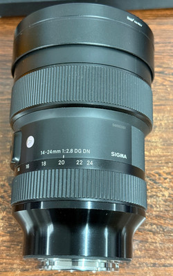 Sigma 14-24mm F/2.8 DG DN Art (for Sony E mount) Lens - Excellent Condition