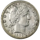 1903-S Barber Liberty Silver Quarter 25c Extremely Fine XF+ Cleaned