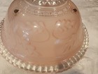 Antique Pink Glass Ceiling Light Cover 10 1/4" — photo 4