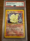 1999 WOTC POKEMON BASE SET UNLIMITED NINETALES 12/102 HOLO RARE PSA 7