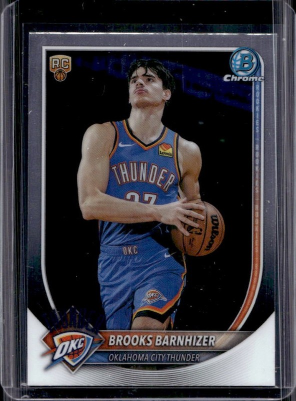 2025-26 Bowman Brooks Barnhizer Chrome RC Rookie #BCV-45 Thunder