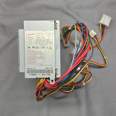 Powernet PWP 165H ATX 150W PSU 100-240V 20-Pin + 4-Pin Peripheral, Fan