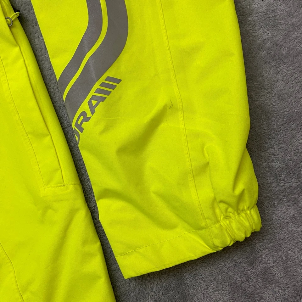 Chaqueta ALTURA Para Hombre Alta Visibilidad Amarilla Visión Nocturna Ciclismo Reflectante Cremallera Completa XXL Foto 4 de 4