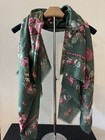 Laura Ashley Women’s Scarf  Vintage Floral Print Made in Italy