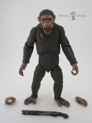 NECA Dawn of the Planet of the Apes Series 2 CAESAR Action Figure Complete w Gun