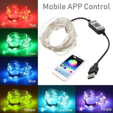 Christmas Tree Fairy String Light Bar Smart App Bluetooth Remote LED Light Strip