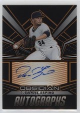 2023 Panini Chronicles Obsidian Electric Etch Orange 2/35 Daniel Espino Auto y6t