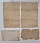 1918 antique WWI YMCA Officer Training Camp LETTERS boonville in BROCKWAY flu — photo 3