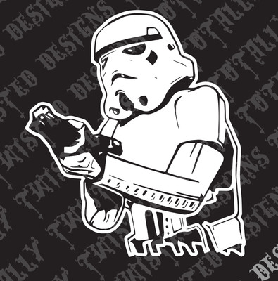 Star Wars Stormtrooper car truck vinyl decal sticker storm trooper vader  empire