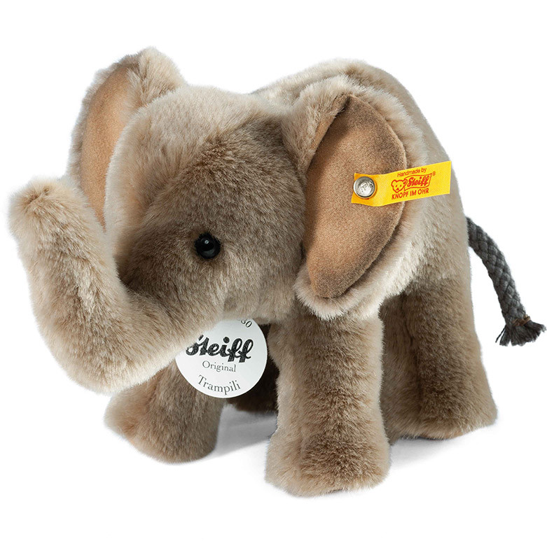 Steiff Trampili Elephant - classic washable soft toy - 18cm - 064487