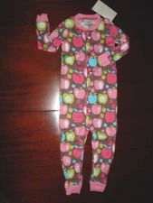 NWT 2T Garnet Hill Darling Pajamas Apple Pattern Great Gift  $32.95++