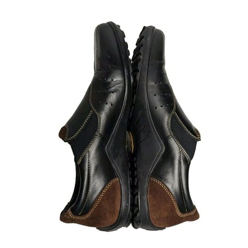 Scarpe Cole Haan uomo 9,5 Country Tucker mocassini slip on suola Vibram marrone nero - Foto 7 di 10