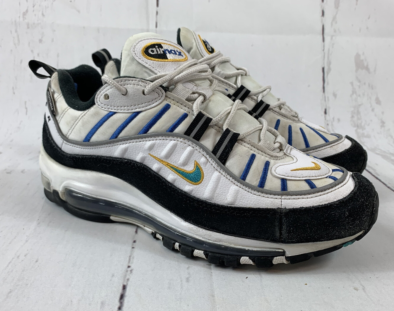 Size 8 Nike Air Max 98 Premium Teal Nebula Ci1901 102 For Sale Online Ebay