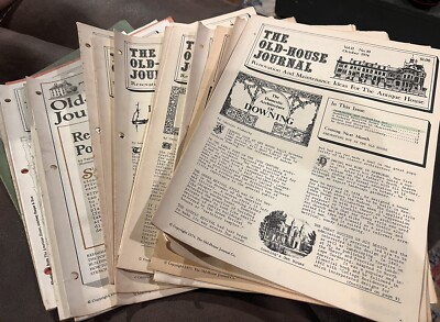 18 OLD-HOUSE JOURNAL Magazines - Restoration & Main Techniques 1974-1985