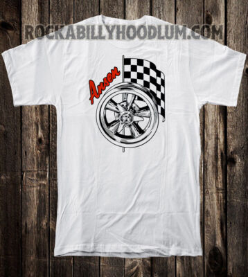 Hot Rod T Shirt Tee Nostalgia Drag Race Racing Speed Shop Ansen Wheels