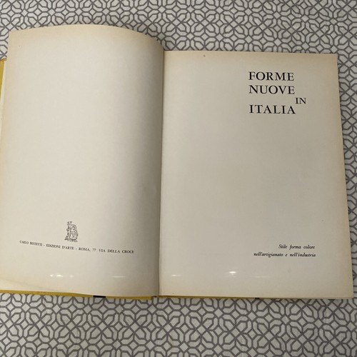 Rare Forme Nuove in Italia- New Forms in Italy 1957 Bestetti Modern Design Book - Picture 5 of 24