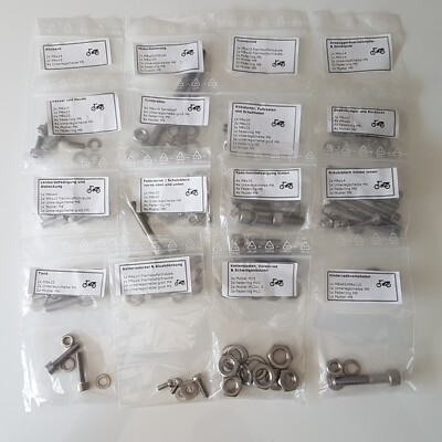Premium Schraubenset Simson Schwalbe KR51/1 Innensechskant Edelstahl V2A
