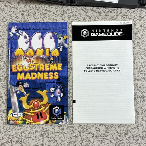 Egg Mania: Eggstreme Madness (Nintendo GameCube) ~ Original Case & Manual Only - Picture 4 of 9