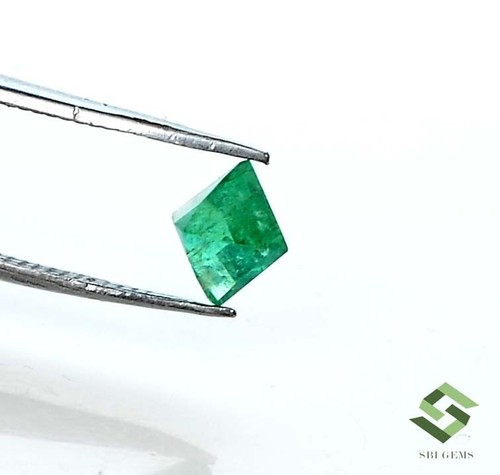 4.75x4.75 mm Certified Natural Emerald Square Cut 0.62 CTS Loose Gemstone - Picture 6 of 9