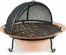 Good Directions Accessory Fire Pit Screen Spark Screen w/ Lifter Steel/Black 20"