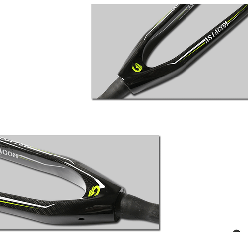 20in front fork bike Straight tube 1-1/8 carbon fork Bicycles Conical tube - Picture 12 of 20