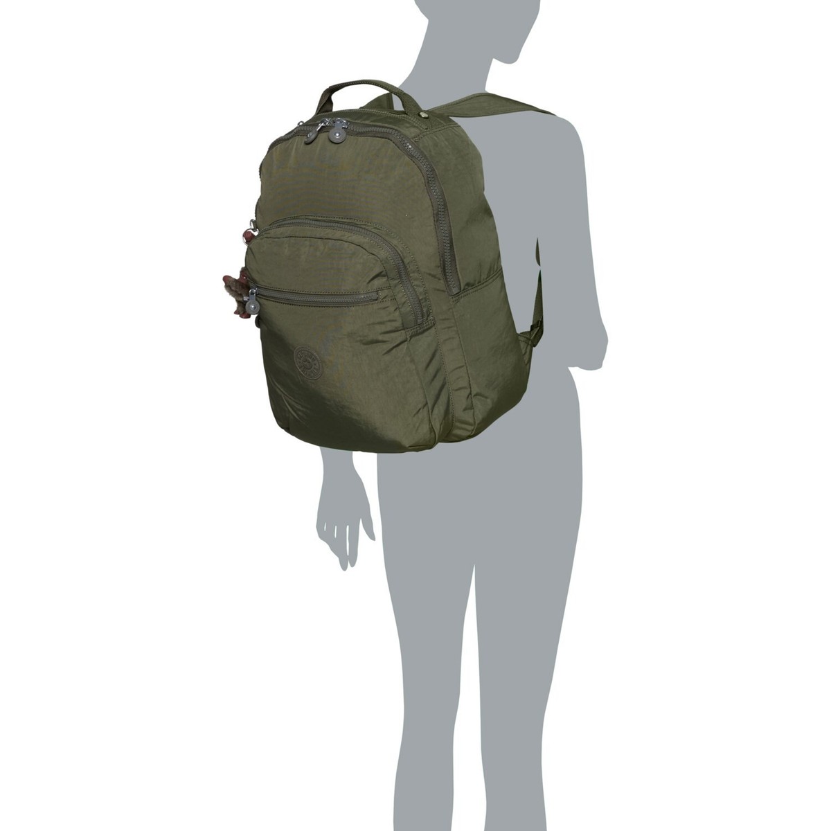 Kipling Seoul Backpack - Field Green - Brand New with Tags | eBay