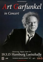 Art Garfunkel - In Concert , Hamburg 2015 | Konzertplakat | Poster
