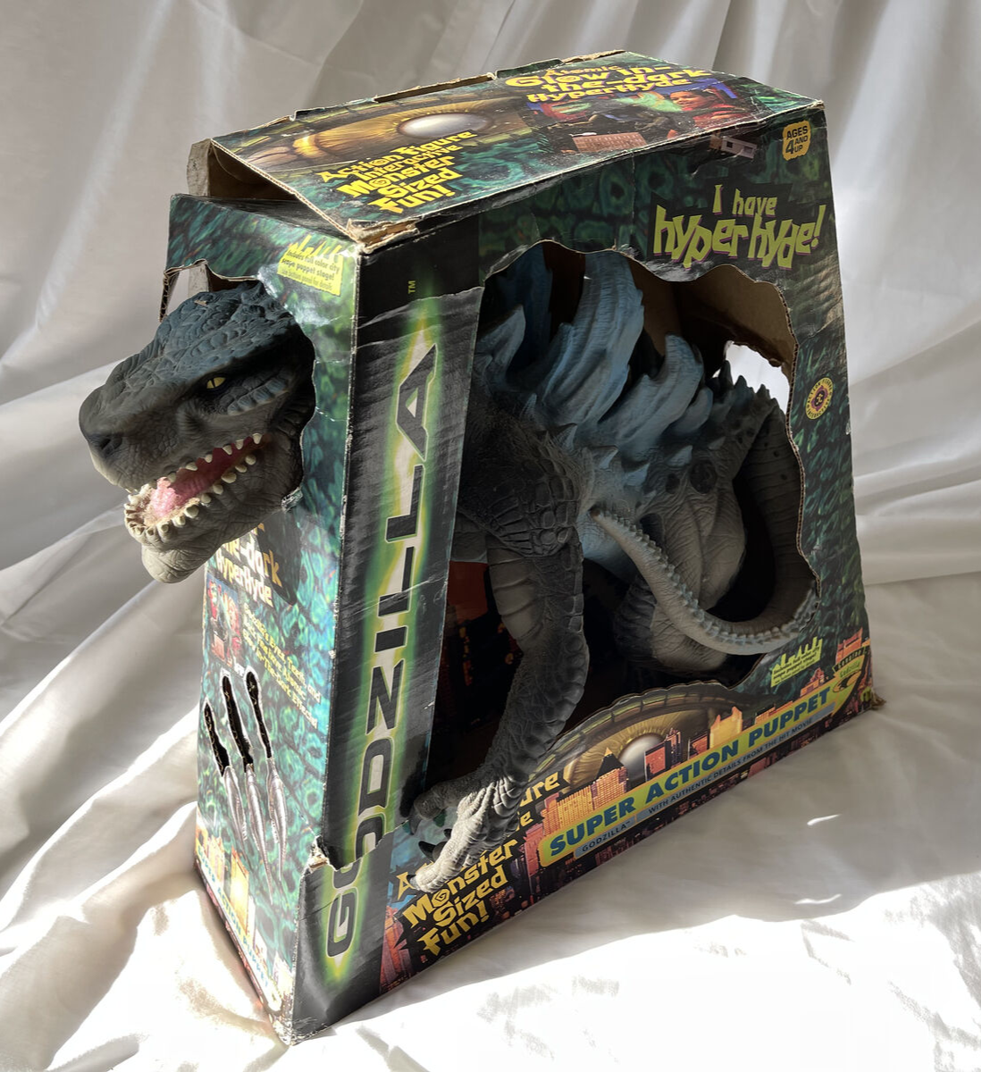 特撮 Godzilla Super Action Puppet Godzilla (1998) Super Action Puppet! | eBay UK