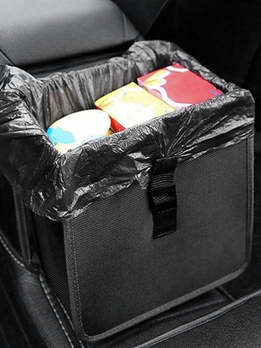 Foldable Car Trash Can 6.58L Car Trash Organizer Bin Hanging Car Dustbin guKGt - Picture 4 of 12