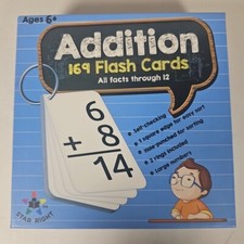 Star Right Education Addition Flash Cards: 0-12 All Facts, 169 Cards 