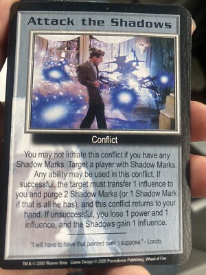 ATTACK THE SHADOWS WHEEL OF FIRE 2000 BABYLON 5 CCG SAMMLERKARTE NEAR MINT