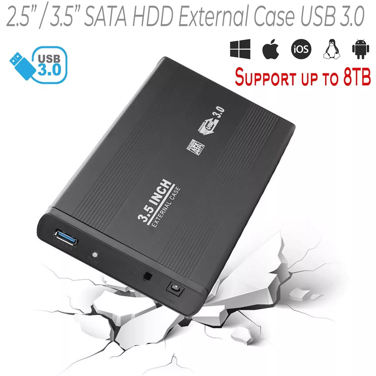 USB 3.0 to SATA 3.5 Enclosure