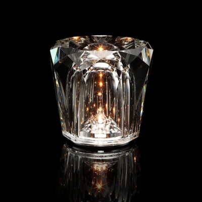 置物 Ambientec Xtal Acrux Ambientec Xtal Acrux XL2-AX Crystal Cordless LED Table Lamp Light