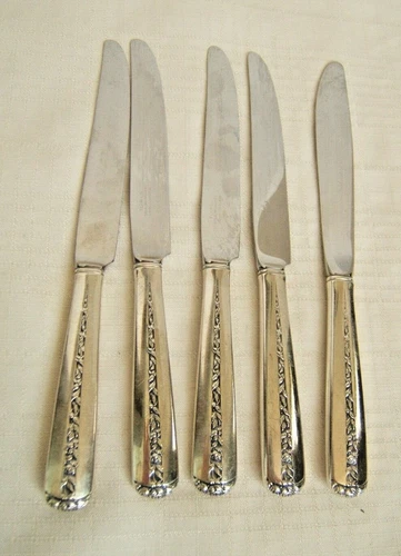 5 TOWLE STERLING HANDLE KNIFE 8 3/4” CANDLELIGHT 4 FRENCH