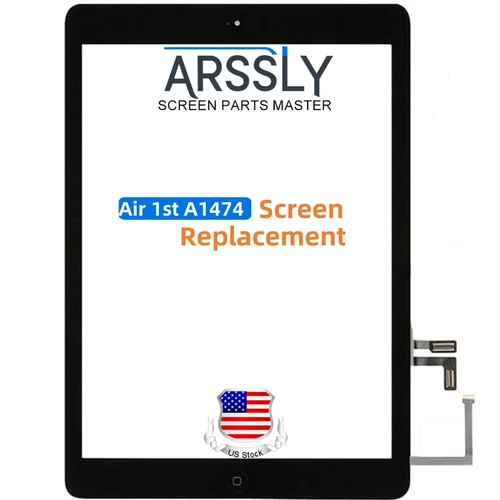 For iPad Air 1st Gen Replacement for A1474 Touch Screen Digitizer Glass Sensor