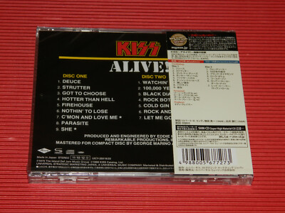 5ET KISS ALIVE! JAPAN 2 SHM CD SET | eBay