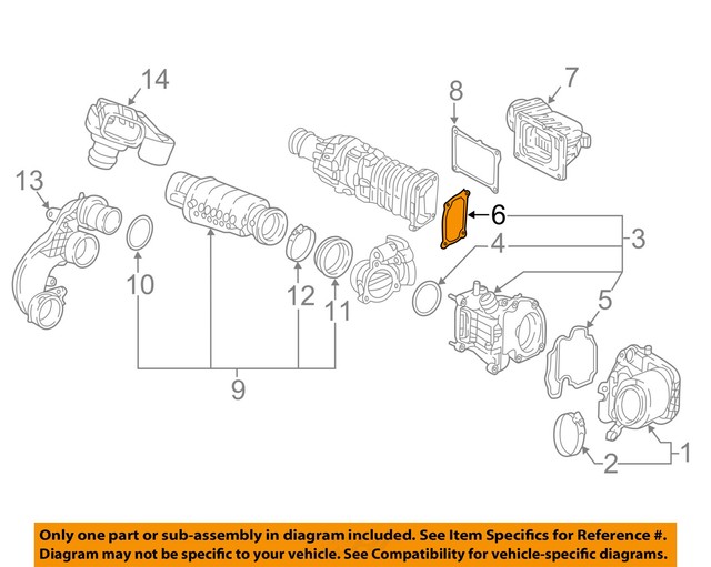 VOLVO OEM 1618 XC90 2.0LL4 SuperchargerResonator Gasket 31411250 eBay