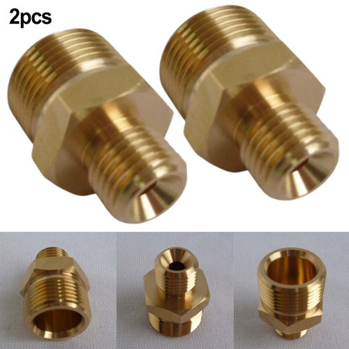 2Pcs High Pressure Brass Fittings for Hose Quick and Secure Connection